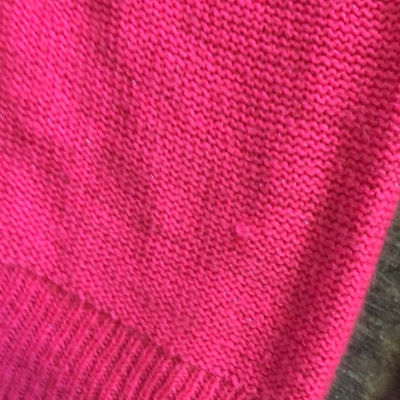 SO hot pink cable knit sweater juniors xl - Picture 6 of 7